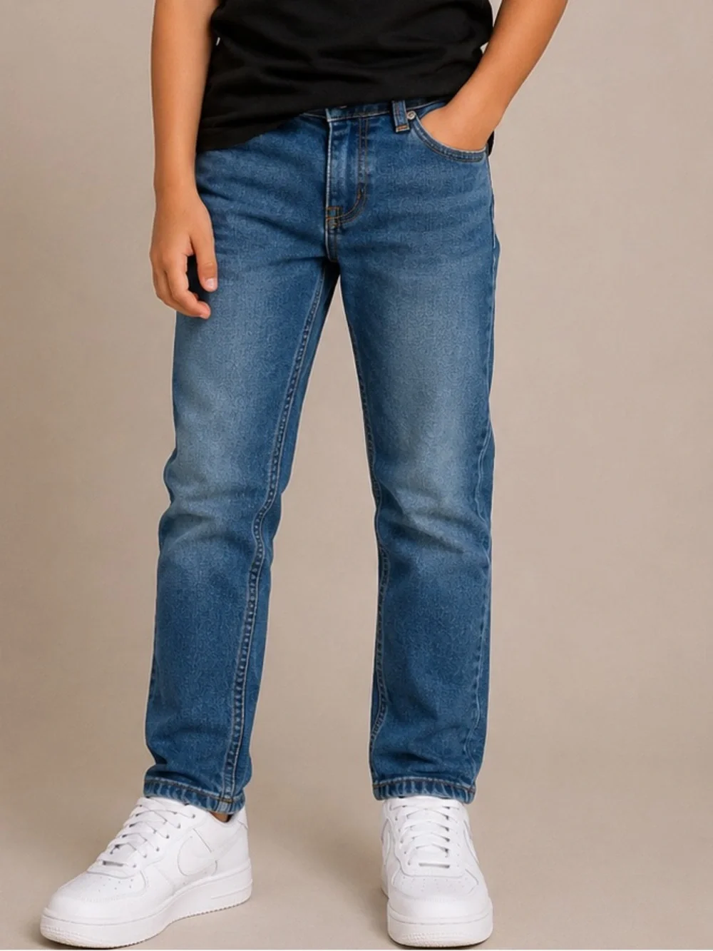 Levi's Kids Blue Straight-Leg Denim Jeans boys size 10